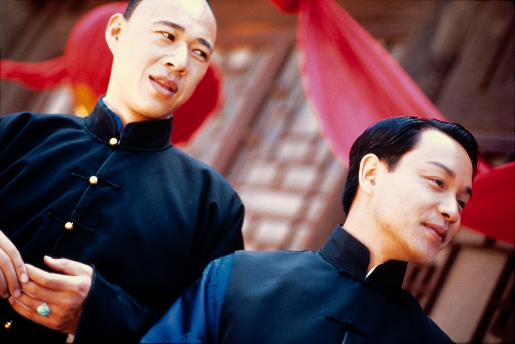 張豐毅(左)表示初見張國榮(右)便覺得《霸王別姬》唯有他才能詮釋